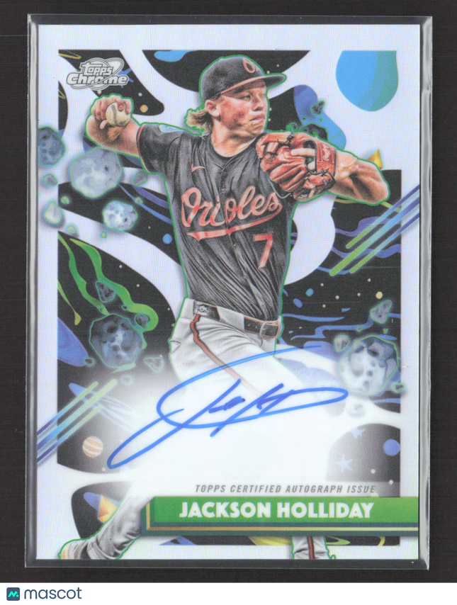 2025 Topps Cosmic Chrome Jackson Holliday #CCA-JH Autograph Variation Auto