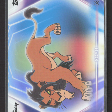 2026 Topps Disney Chrome 58/99 #43 Scar Purple