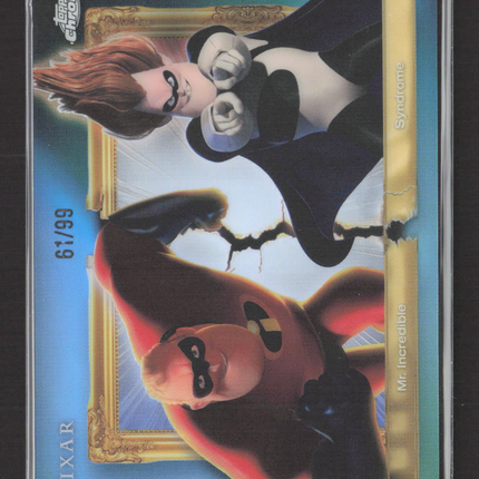 2026 Topps Chrome Disney Pixar 61/99 #FFR-7 Mr Incredible Syndrome