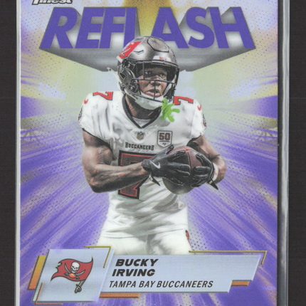 2025 Topps Finest Reflash Bucky Irving #RF-9 Purple 092/125