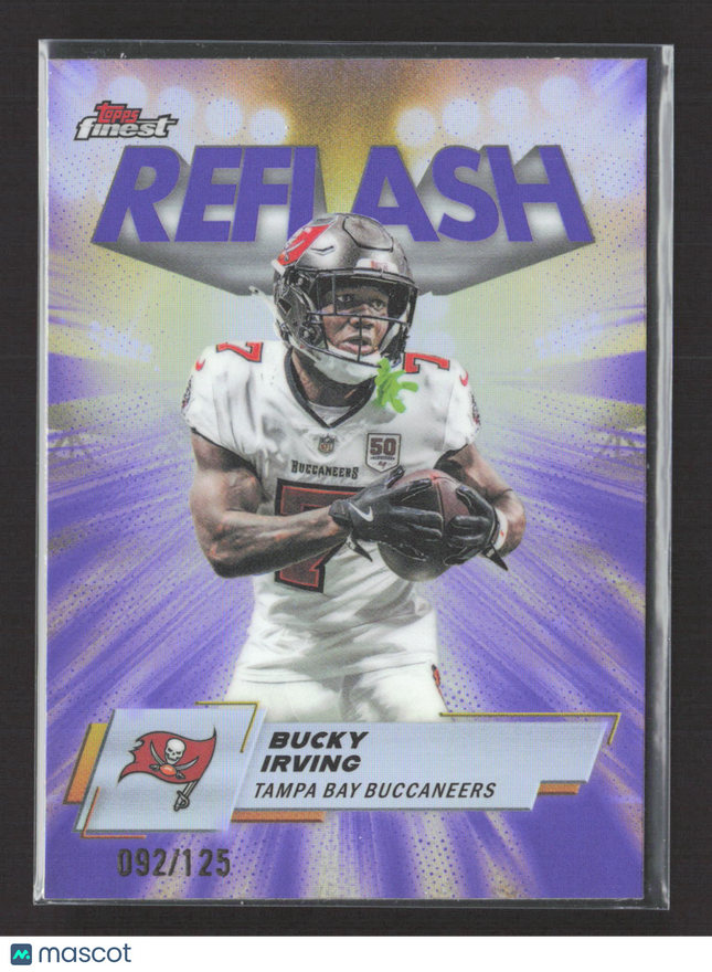 2025 Topps Finest Reflash Bucky Irving #RF-9 Purple 092/125