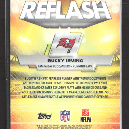2025 Topps Finest Reflash Bucky Irving #RF-9 Purple 092/125
