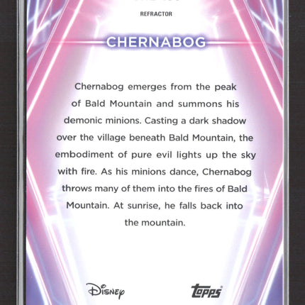 2026 Topps Chrome Disney 100 024/199 Refractor #CNE-153 Chernabog