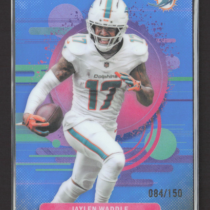 2025 Topps Finest Jaylen Waddle #171 Blue 084/150