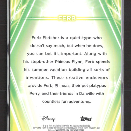 2026 Topps Chrome Disney 100 #CNE-2 Ferb