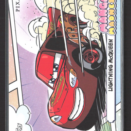 2026 Topps Disney Pixar Manga Madness Insert #MM-10 Lightning McQueen