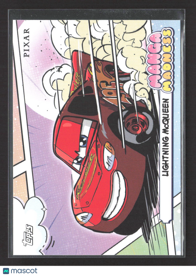 2026 Topps Disney Pixar Manga Madness Insert #MM-10 Lightning McQueen