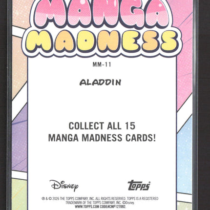 2026 Topps Disney Manga Madness #MM-11 Aladdin