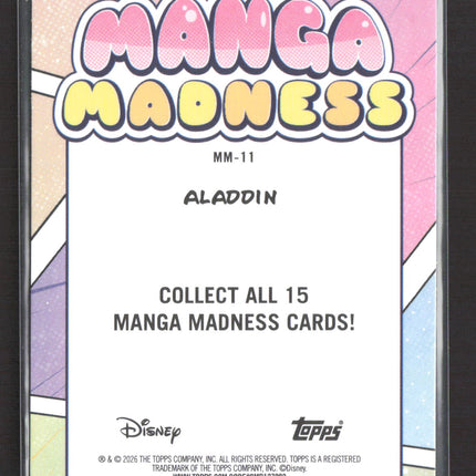 2026 Topps Disney Manga Madness #MM-11 Aladdin