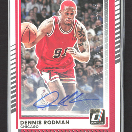2025 Panini Donruss Basketball Dennis Rodman #159 34/49 Auto
