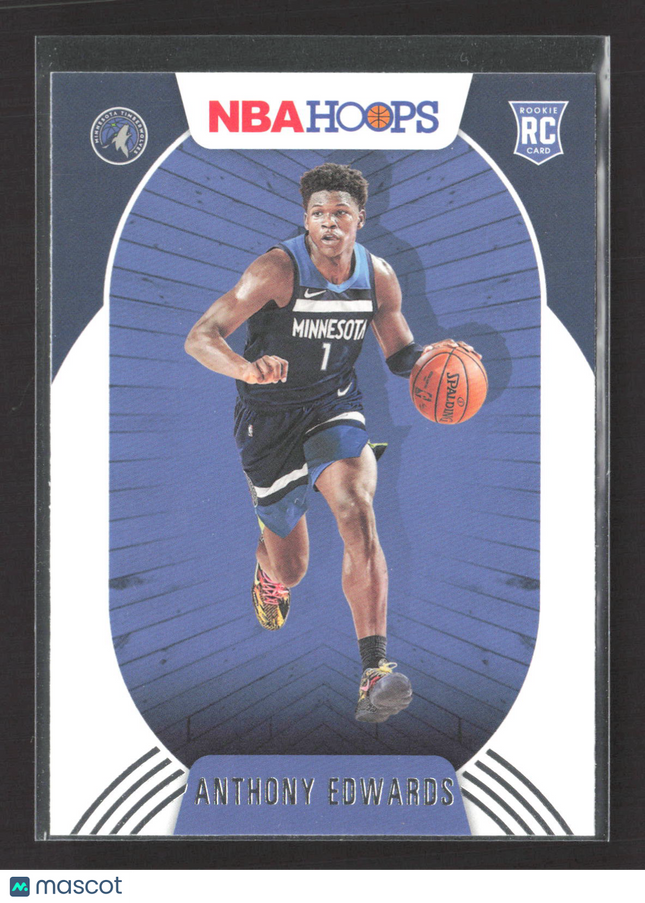 2020 Panini NBA Hoops Anthony Edwards #216 RC