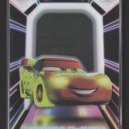 2026 Topps Disney Neon Illuminated Neon Lights #NPL-13 Lightning McQueen