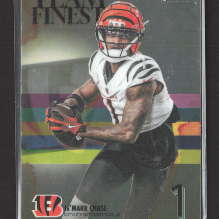 2025 Topps Finest Team Finest Ja'Marr Chase #TF-6