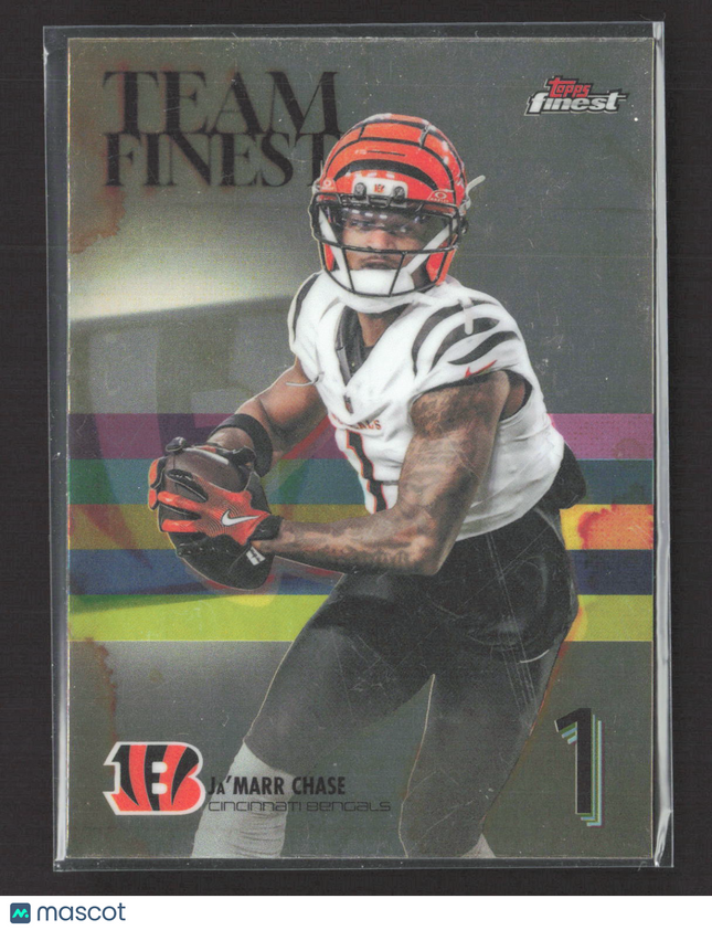 2025 Topps Finest Team Finest Ja'Marr Chase #TF-6