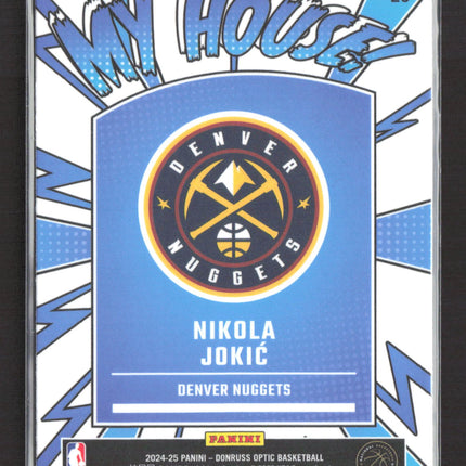 2025 Panini Donruss Optic My House! Nikola Jokic #20
