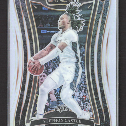 2025 Panini Select Prizm Stephon Castle #388 Mezzanine Level RC Silver