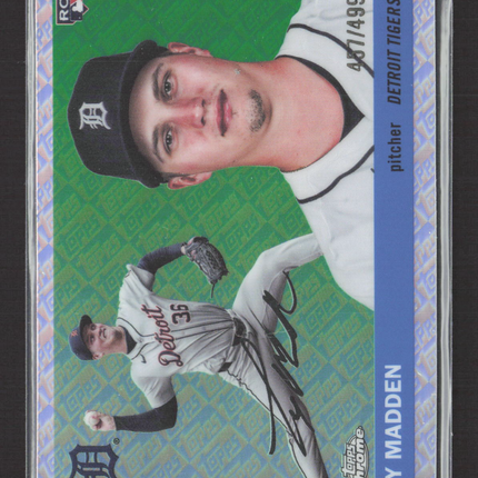 2025 Topps Chrome PlatinumTy Madden #230 Refractor RC  /499