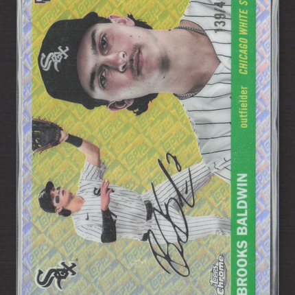 2025 Topps Chrome Platinum Brooks Baldwin #252 Refractor RC 39/499