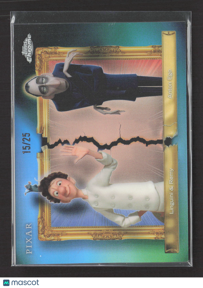 2026 Topps Chrome Disney 100 Pixar 15/25 Short Print #FFR-25 Linguini Pemy