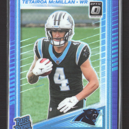 2025 Panini Donruss Optic Prizm Tetairoa McMillan #209 Blue