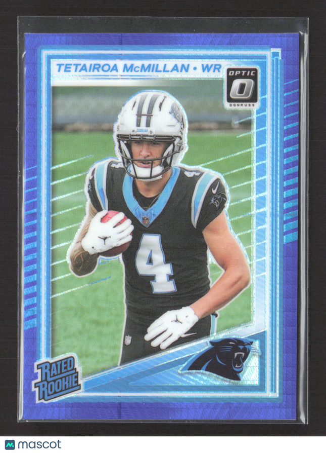2025 Panini Donruss Optic Prizm Tetairoa McMillan #209 Blue