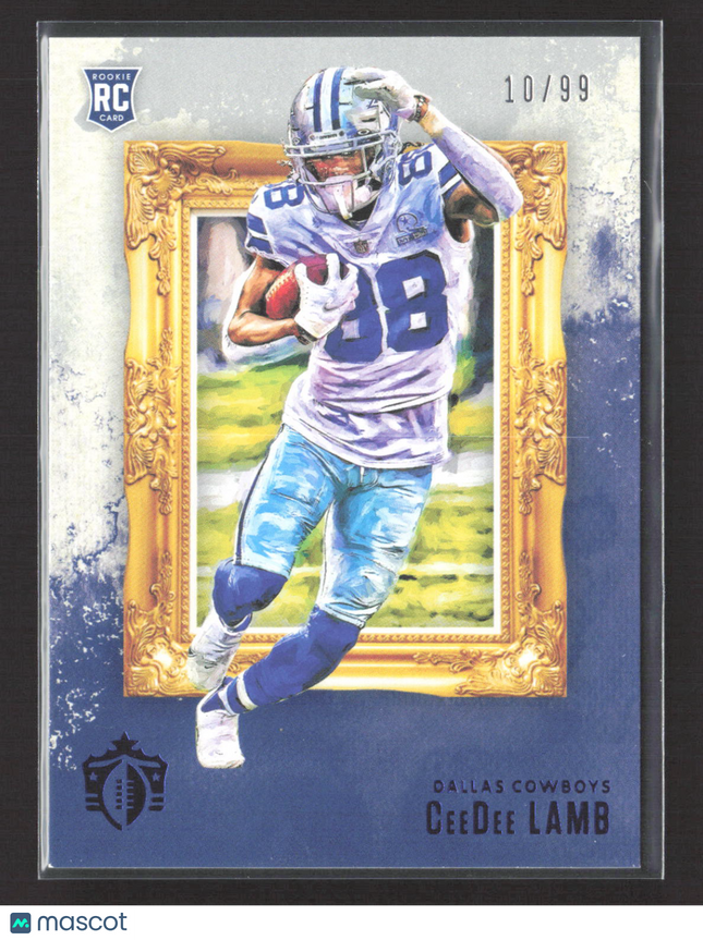 2020 Panini Chronicles Gridiron Kings CeeDee Lamb #GK-14 RC 10/99