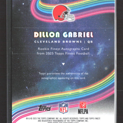 2025 Topps Finest Dillon Gabriel #RFA-DG RC Auto
