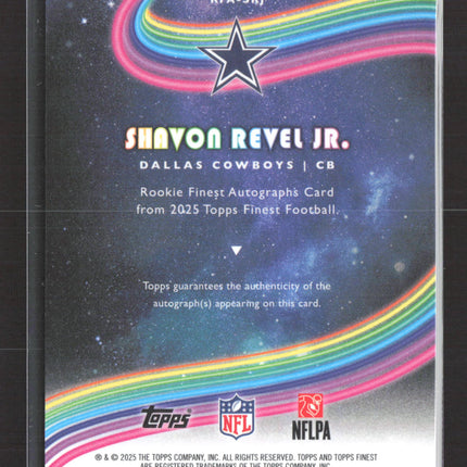 2025 Topps Finest Shavon Revel Jr. #RFA-SRJ RC Auto