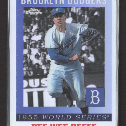 2025 Topps Chrome 1955 World Series Pee Wee Reese #55WS-2