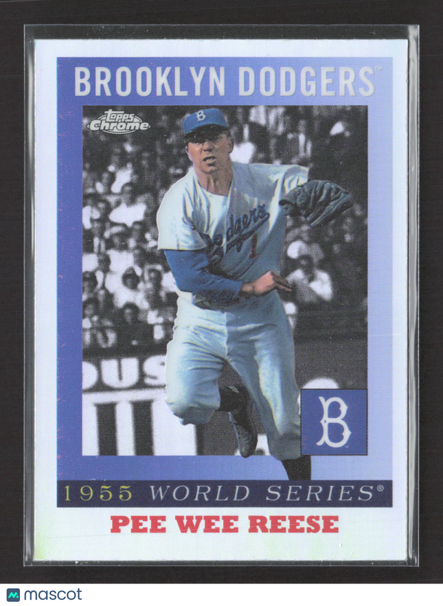 2025 Topps Chrome 1955 World Series Pee Wee Reese #55WS-2