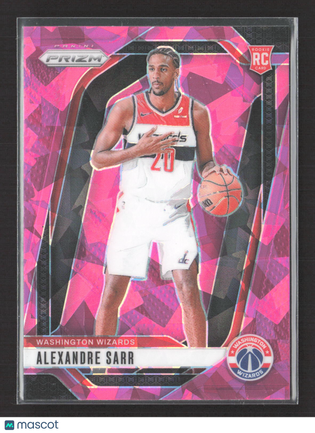 2024 Panini Prizm Alexandre Sarr #264 Pink Ice RC