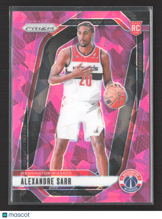 2024 Panini Prizm Alexandre Sarr #264 Pink Ice RC