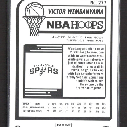 2023 Panini NBA Hoops Winter Victor Wembanyama #277 RC