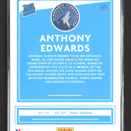 2020 Panini Donruss Anthony Edwards #201