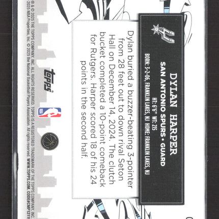 2025 Topps Clutch Prospects Dylan Harper #CC-2 RC