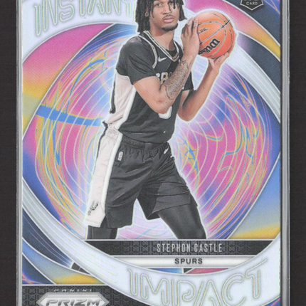 2024 Panini Prizm Instant Impact Stephon Castle #4 RC Silver