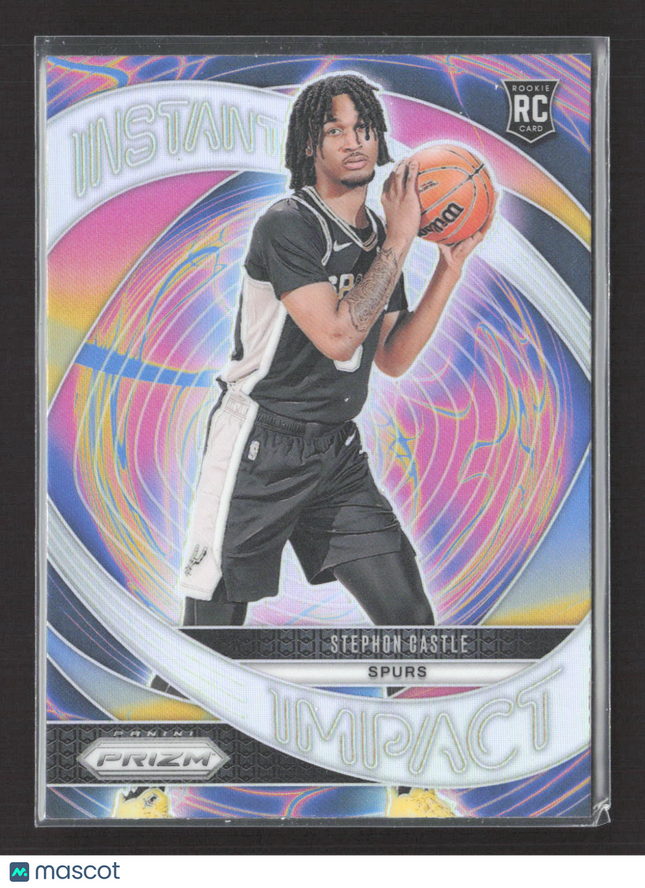 2024 Panini Prizm Instant Impact Stephon Castle #4 RC Silver
