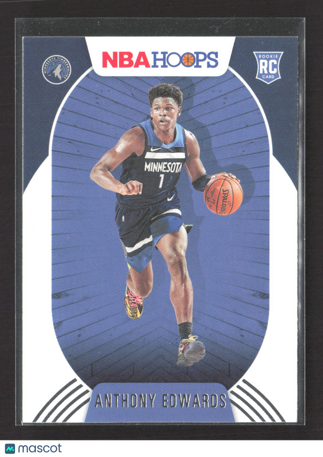 2020 Panini NBA Hoops Anthony Edwards #216 RC