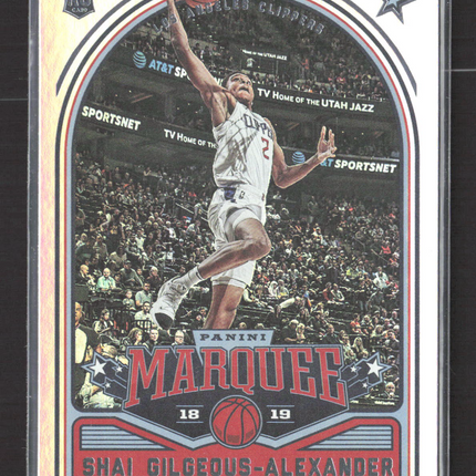 2018 Panini Chronicles Marquee Shai Gilgeous-Alexander #267 RC