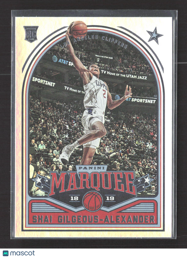 2018 Panini Chronicles Marquee Shai Gilgeous-Alexander #267 RC