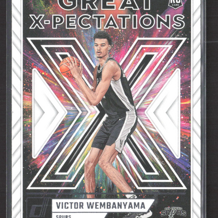 2023 Panini Donruss Great X-Pectations Victor Wembanyama #10 RC