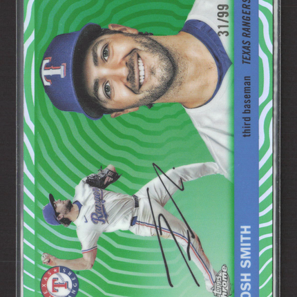 2025 Topps Chrome Platinum Josh Smith #177 Green Wave 31/99