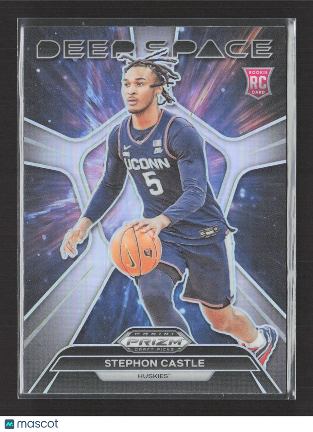 2024 Panini Prizm Draft Picks Deep Space Stephon Castle #15 RC Silver