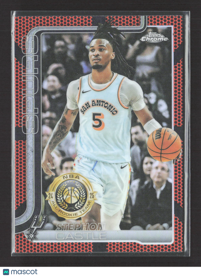 2025 Topps Chrome Stephon Castle #228 Basketball Refractor
