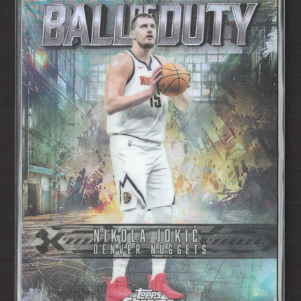 2025 Topps Chrome Ball of Duty Nikola Jokic #BD-3 100/199 Aqua