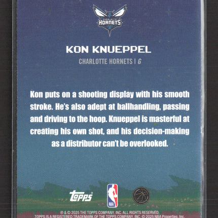 2025 Topps 8-Bit Ballers Kon Knueppel #8B-34 RC