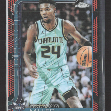 2025 Topps Chrome Brandon Miller #89 Basketball Refractor