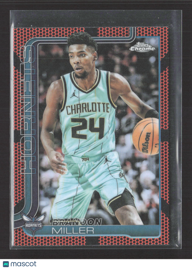 2025 Topps Chrome Brandon Miller #89 Basketball Refractor