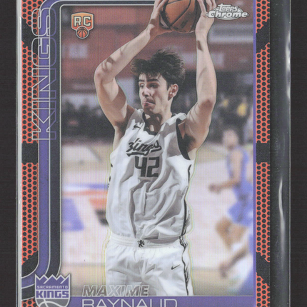 2025 Topps Chrome Basketball Maxime Raynaud #293 RC