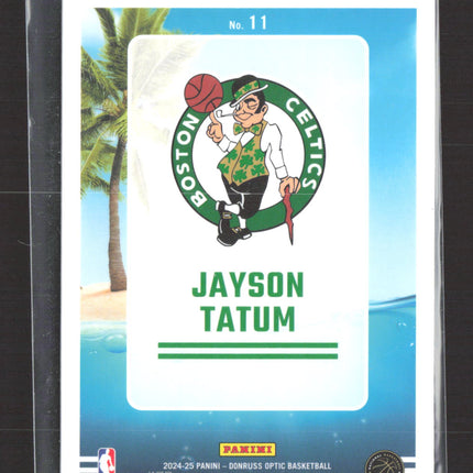 2025 Panini Donruss Optic Splash! Jayson Tatum #11